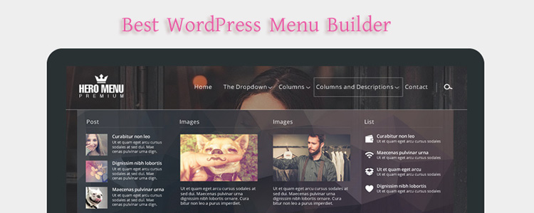 One of the best WordPress menu Plugins
